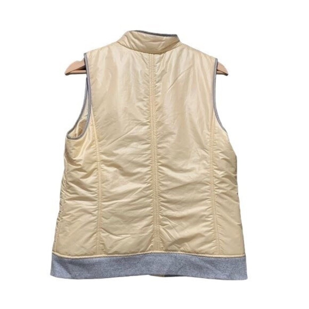 Chicos Pale Yellow Puffer Vest - Picture 2 of 4